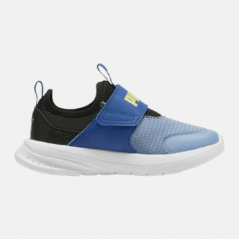 PUMA EVOLVE SLIP ON AZUL CLARO/MARINHO COM PRETO